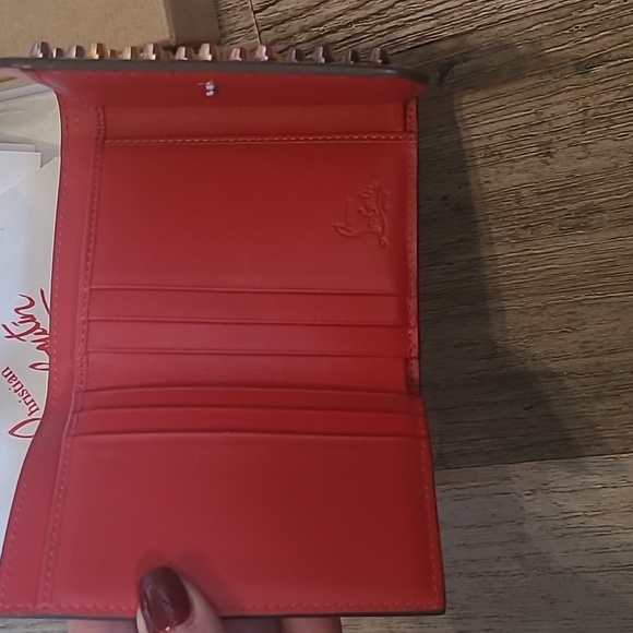 Fabulous Christian Louboutin multi color studs Paris Streets wallet giftable - Picture 10 of 15